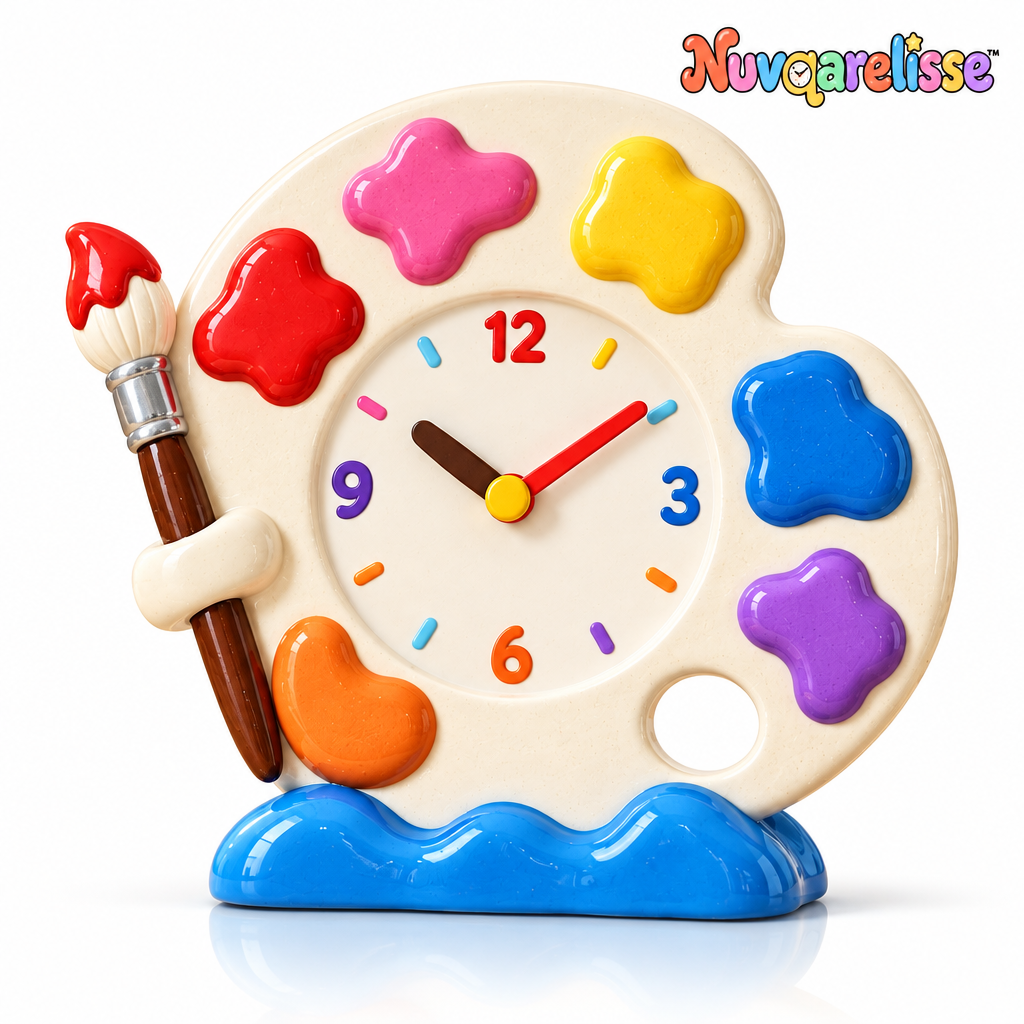 Nuvqarelisse Artist's Palette Table Clock, view 4