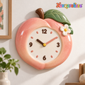 Nuvqarelisse Peach Blossom Wall Clock, view 1