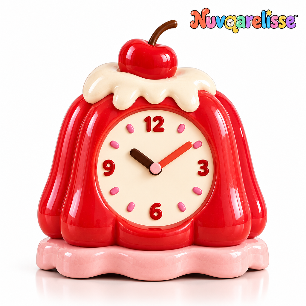 Nuvqarelisse Cherry Jelly Table Clock, view 4